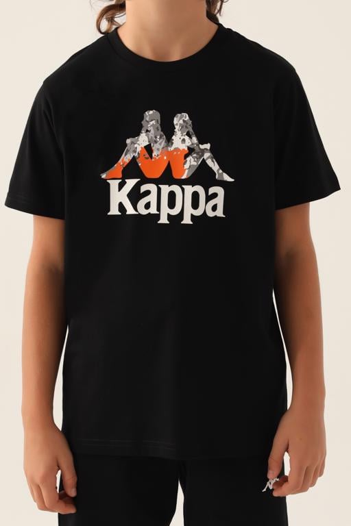 Siyah Authentic Cameron Erkek Çocuk Antrasit Regular Tişört - KAPPA® Türkiye
