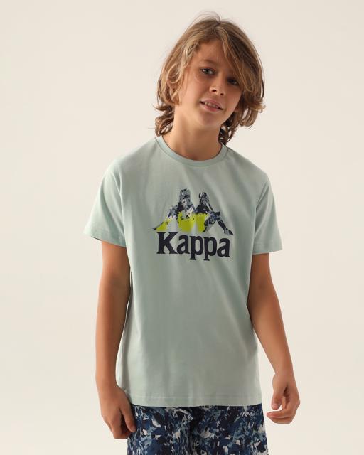Yeşil Authentic Cameron Erkek Çocuk Yeşil Regular Fit Tişört - KAPPA® Türkiye