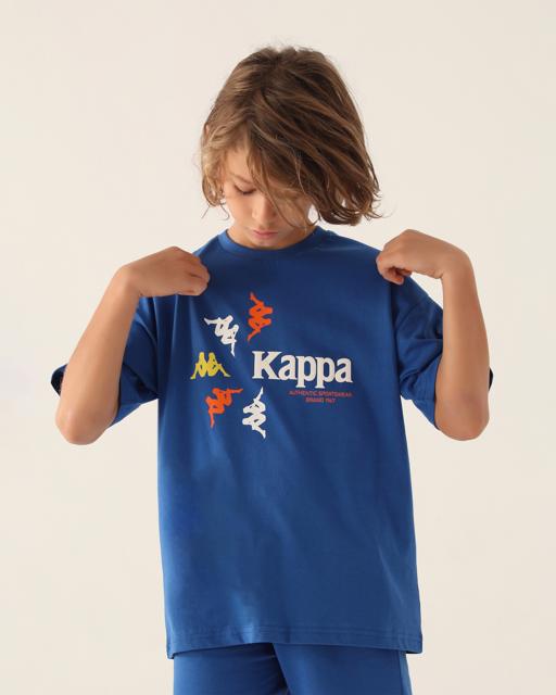 Mavi Authentic Carl Erkek Çocuk Mavi Regular Fit Tişört - KAPPA® Türkiye