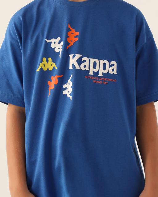 Mavi Authentic Carl Erkek Çocuk Mavi Regular Fit Tişört - KAPPA® Türkiye