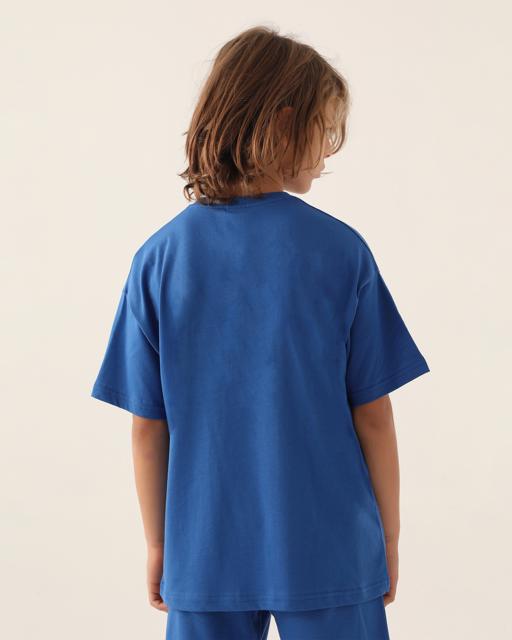Mavi Authentic Carl Erkek Çocuk Mavi Regular Fit Tişört - KAPPA® Türkiye
