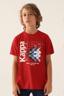 Kırmızı-Authentic Carson Erkek Çocuk Kırmızı Regular Fit Tişört