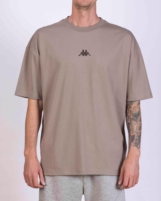 Kahverengi Authentic Asterys Erkek Kahverengi Regular Fit Tişört - KAPPA® Türkiye