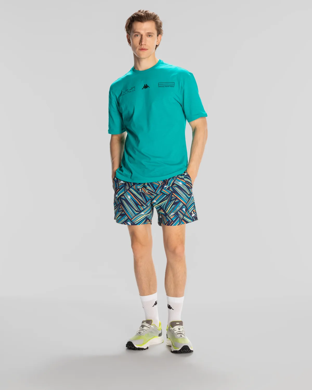 Yeşil Authentic Alvin Erkek Nane Yeşili Comfort Fit Tişört