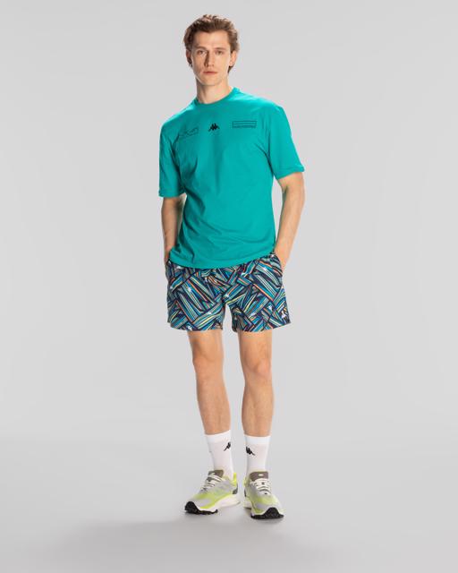 Yeşil Authentic Alvin Erkek Nane Yeşili Comfort Fit Tişört - KAPPA® Türkiye