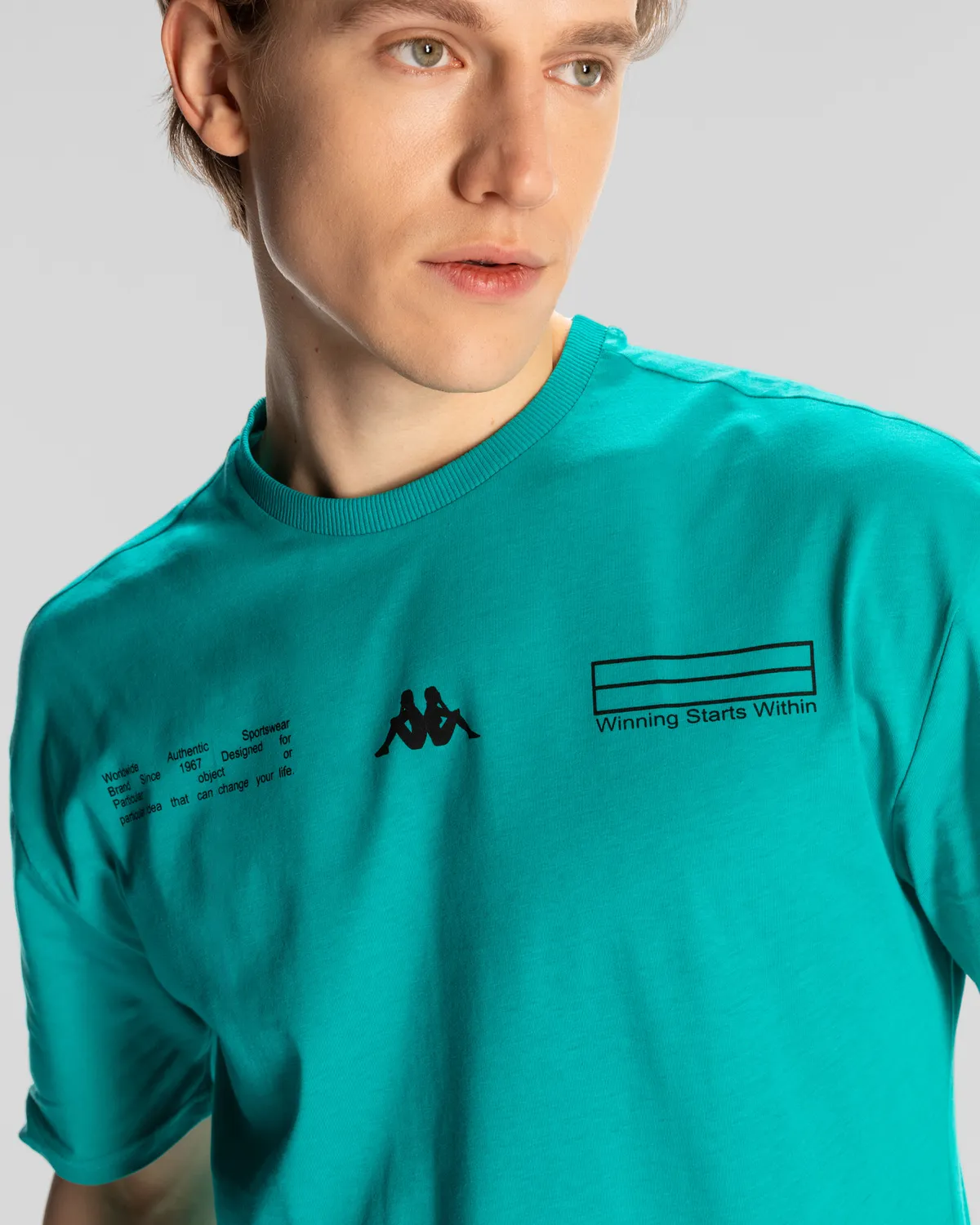 Yeşil Authentic Alvin Erkek Nane Yeşili Comfort Fit Tişört