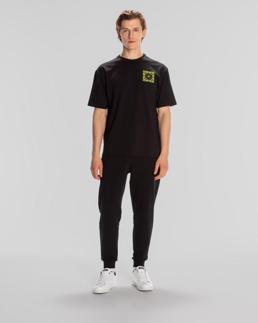 Siyah Authentic Vita Erkek Siyah Comfort Fit Tişört - KAPPA® Türkiye