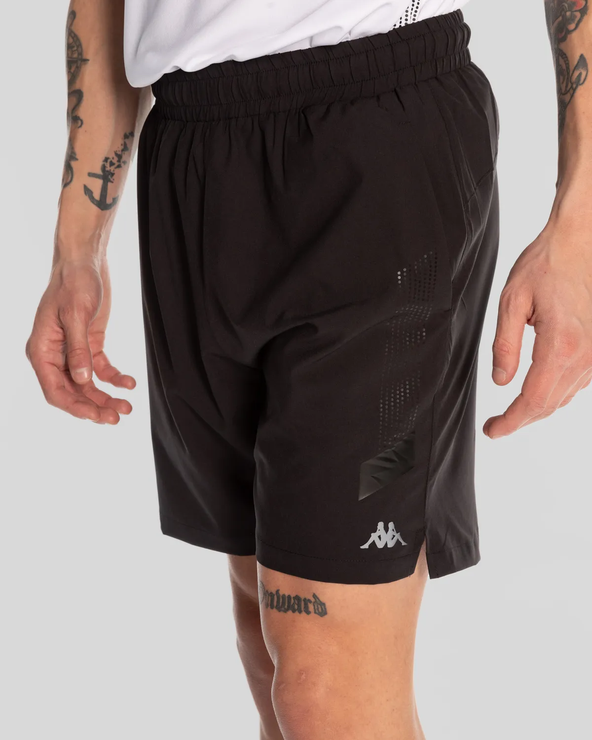 Siyah Kombat Victor Shorts Erkek Siyah Regular Fit Performance Şort