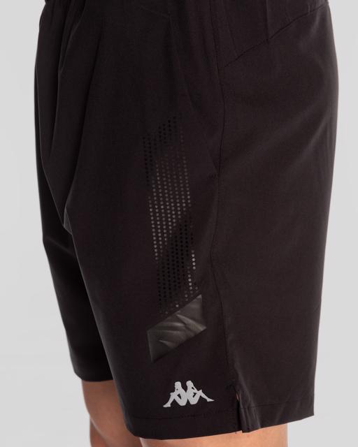 Siyah Kombat Victor Shorts Erkek Siyah Regular Fit Performance Şort - KAPPA® Türkiye