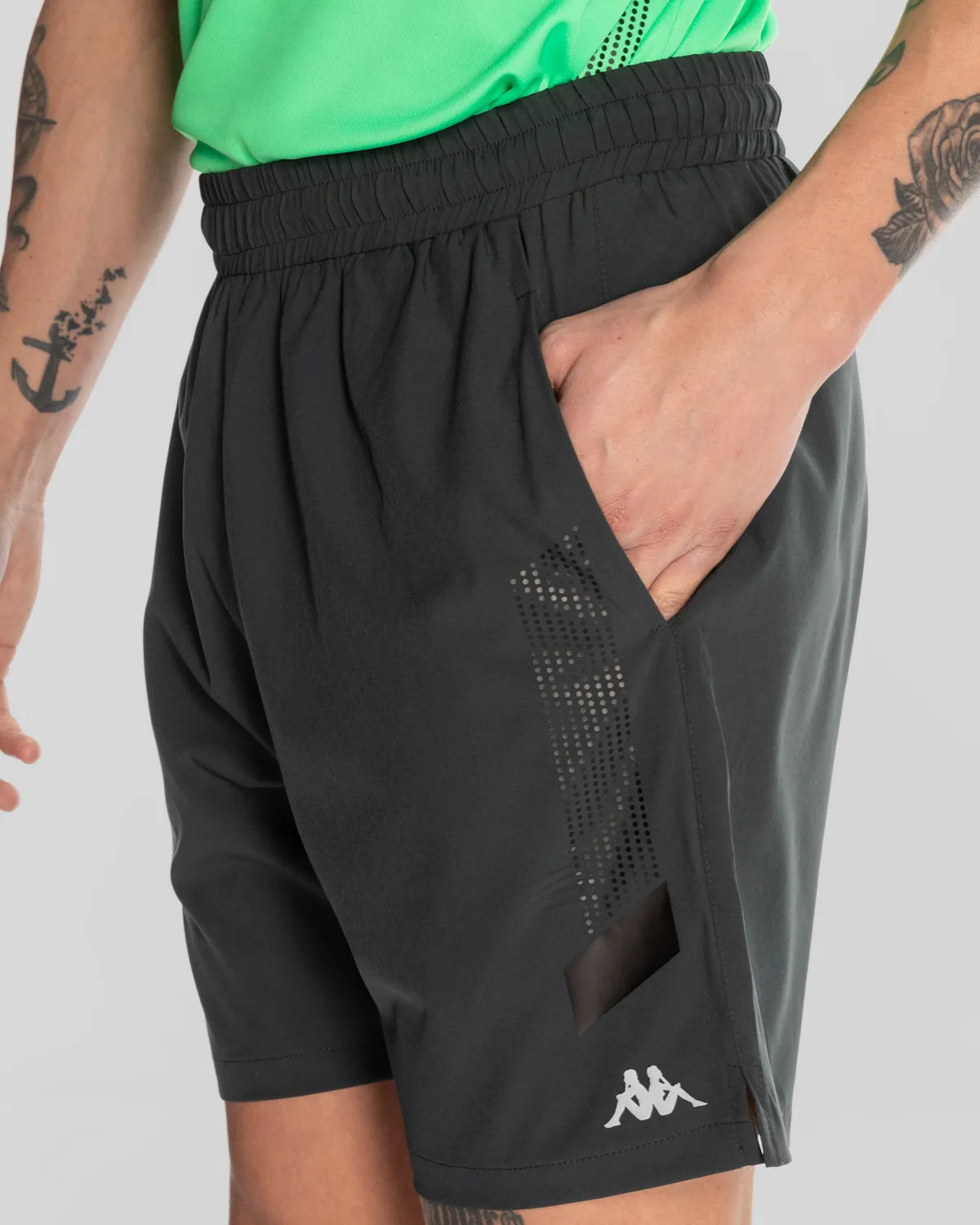 Gri Kombat Victor Shorts Erkek Volkanik Gri Regular Fit Performance Şort