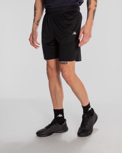 Siyah Kappa Sport Luke Short Erkek Siyah Regular Fit Performance Şort - KAPPA® Türkiye
