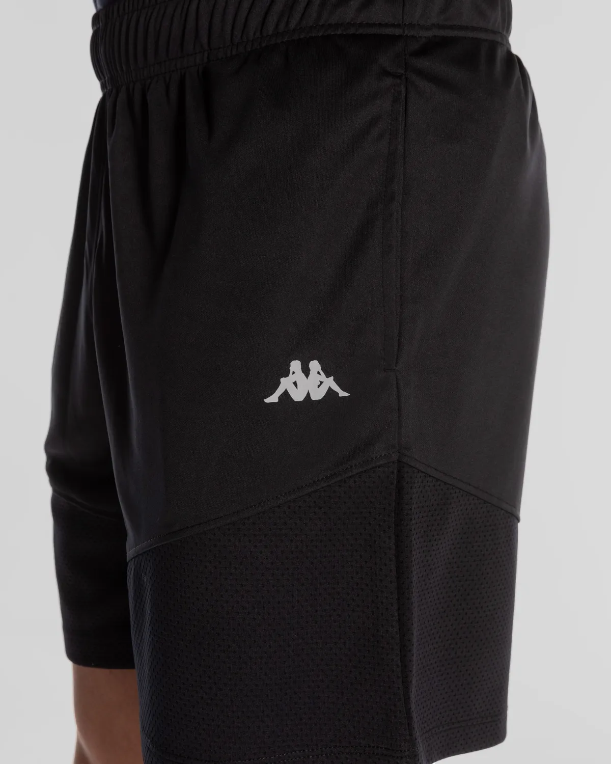 Siyah Kappa Sport Luke Short Erkek Siyah Regular Fit Performance Şort