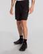 Siyah-Edgar Short Erkek Siyah Regular Fit Taytlı Şort