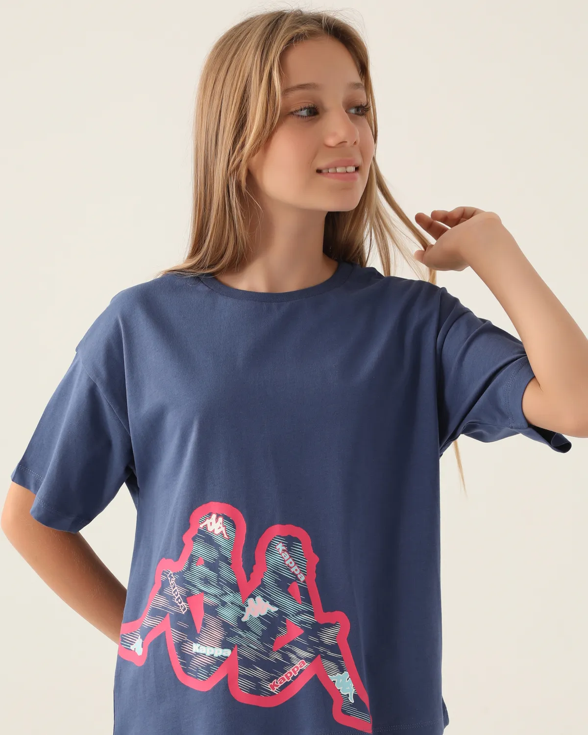 Mavi Logo Camryn Kız Çocuk Mavi Regular Fit Tişört