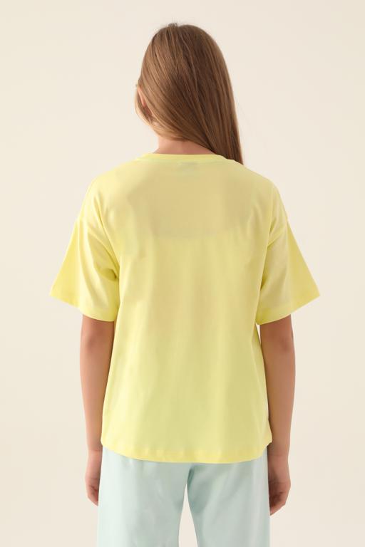 Sarı Logo Camryn Kız Çocuk Sarı Regular Fit Tişört - KAPPA® Türkiye