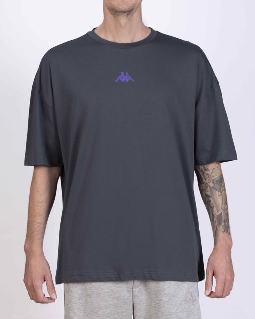 Siyah Authentic Goldes Erkek Antrasit Regular Fit Tişört - KAPPA® Türkiye