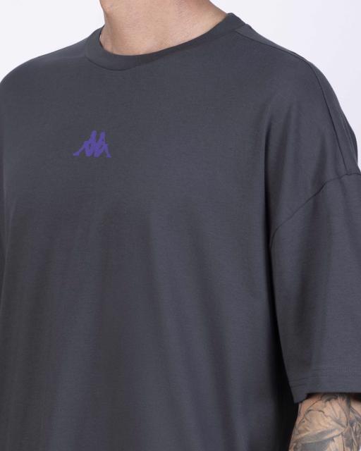 Siyah Authentic Goldes Erkek Antrasit Regular Fit Tişört - KAPPA® Türkiye