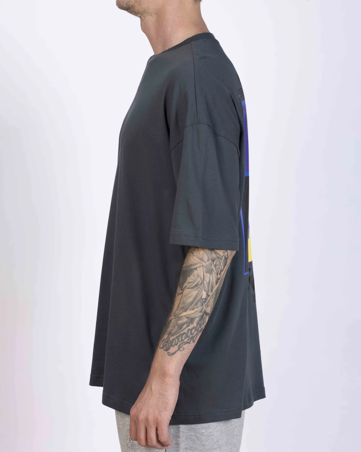 Siyah Authentic Goldes Erkek Antrasit Regular Fit Tişört