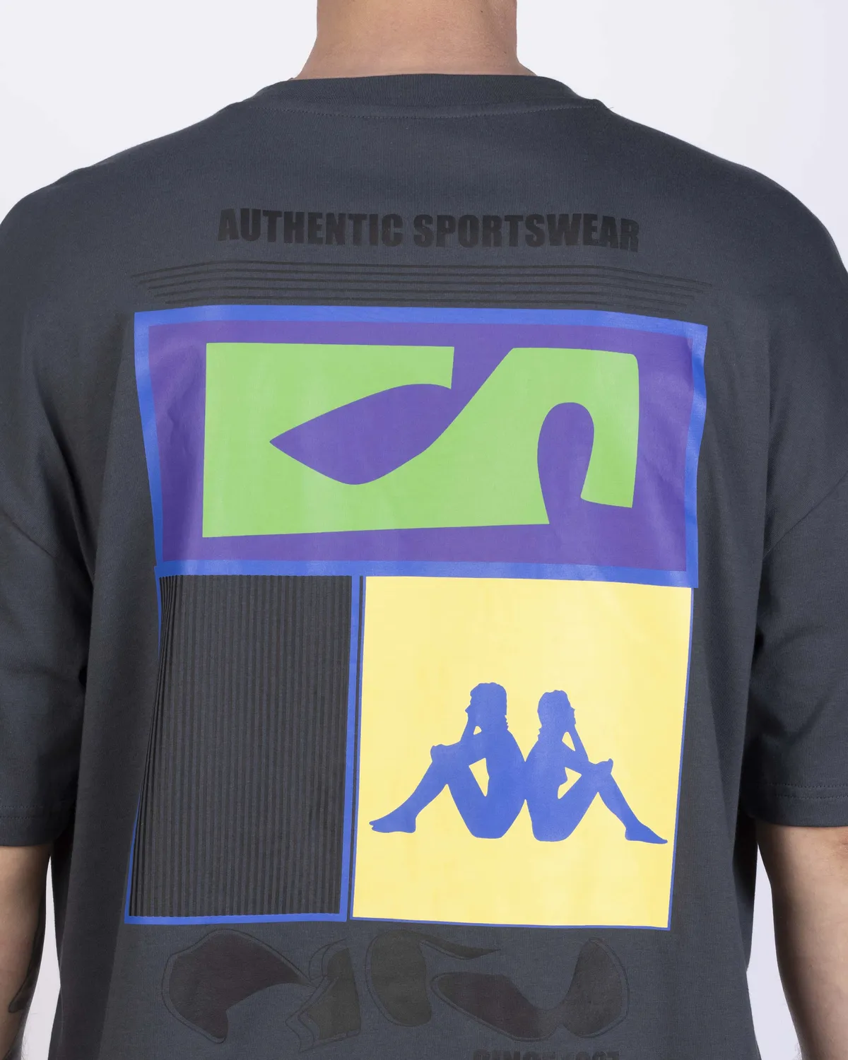 Siyah Authentic Goldes Erkek Antrasit Regular Fit Tişört