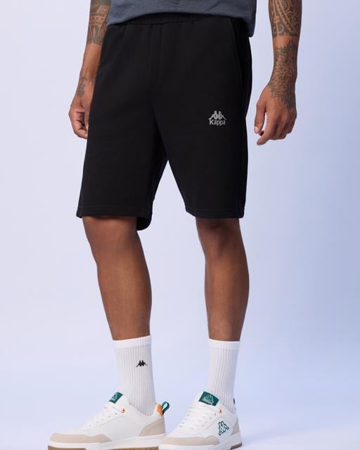 Siyah Gianni Short Erkek Siyah Comfort Fit Şort - KAPPA® Türkiye