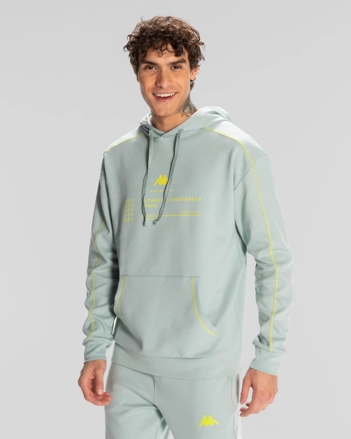 Beyaz Authentic Waldo Hoodie Erkek Taş Rengi Regular Fit Hoodie