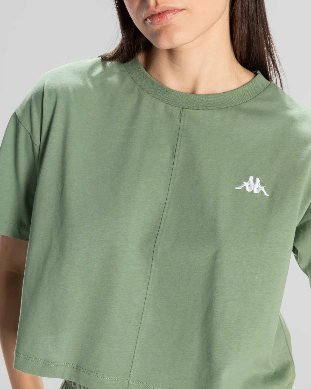 Yeşil Authentic Sylia T-Shirt Kadın Yeşil Oversize Fit Tişört