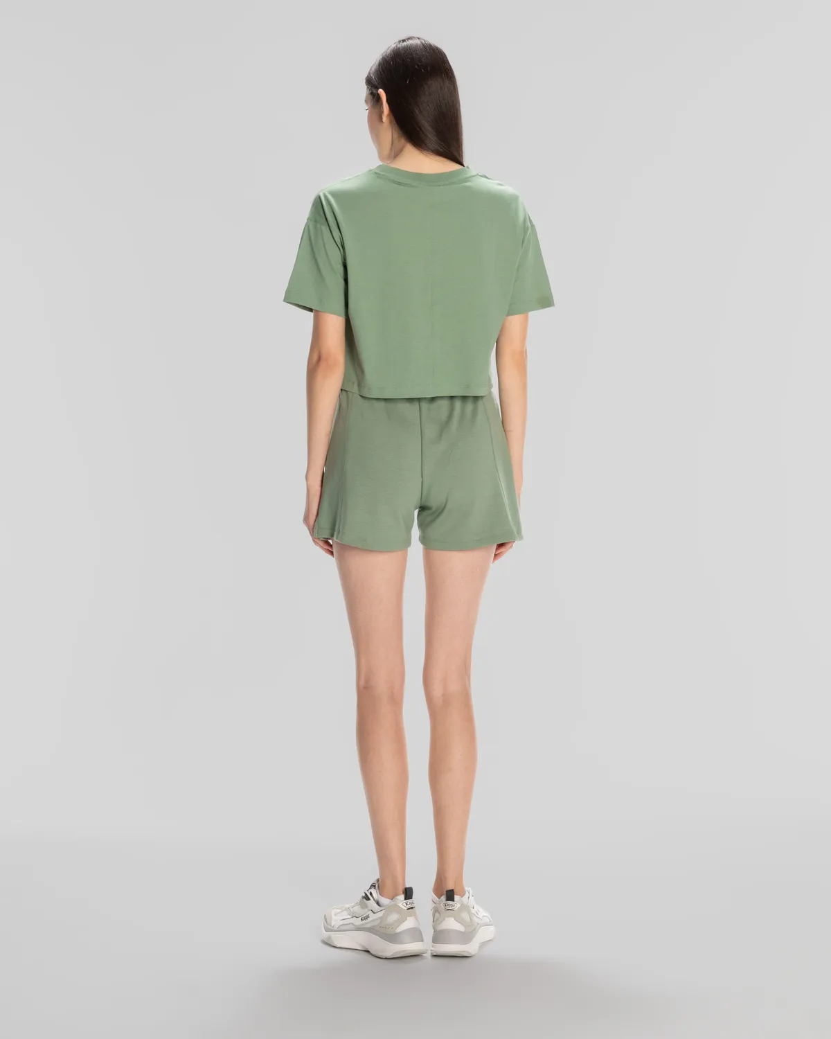 Yeşil Authentic Sylia T-Shirt Kadın Yeşil Oversize Fit Tişört