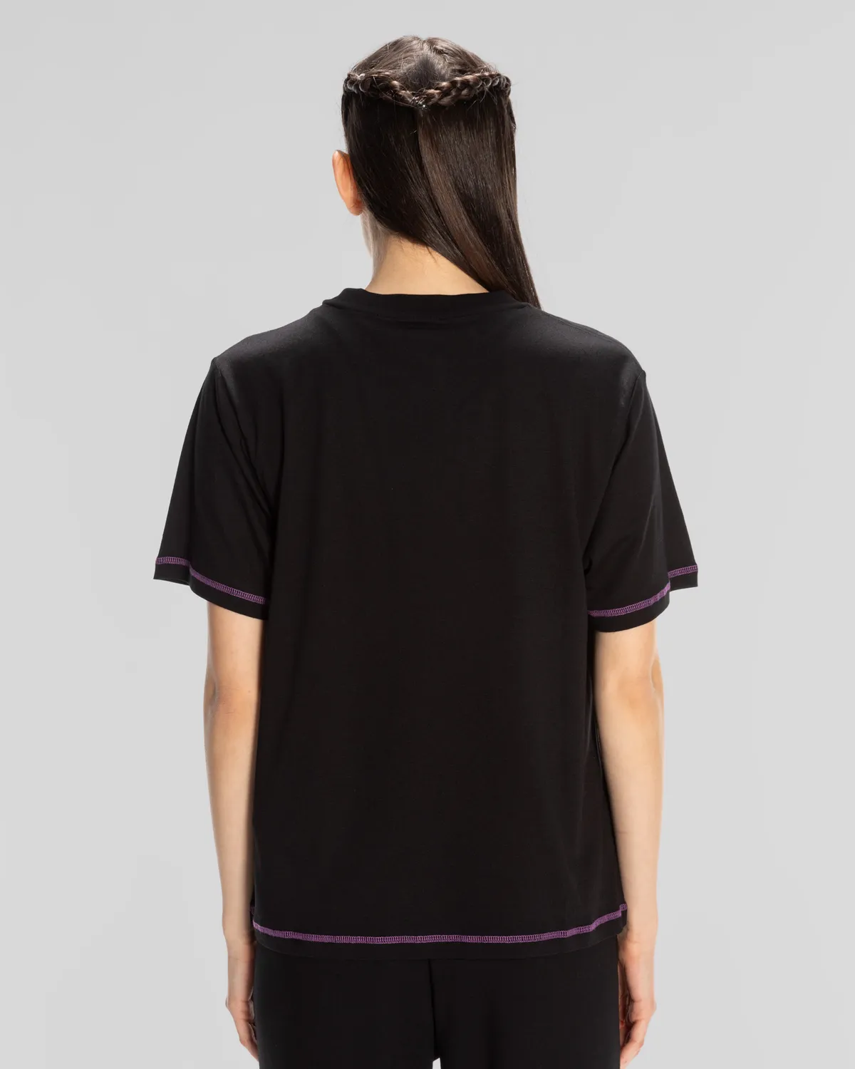 Siyah Authentic Kage T-Shirt Kadın Siyah Regular Fit Tişört