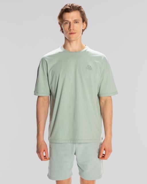 Beyaz Authentic Fabrizio Erkek Taş Rengi Regular Fit Tişört - KAPPA® Türkiye