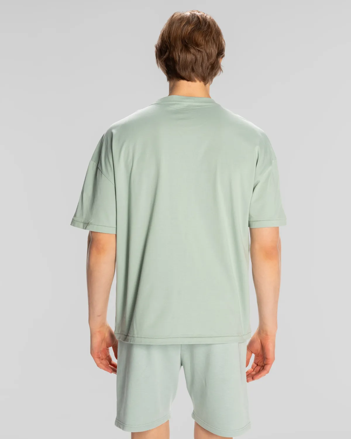 Beyaz Authentic Fabrizio Erkek Taş Rengi Regular Fit Tişört