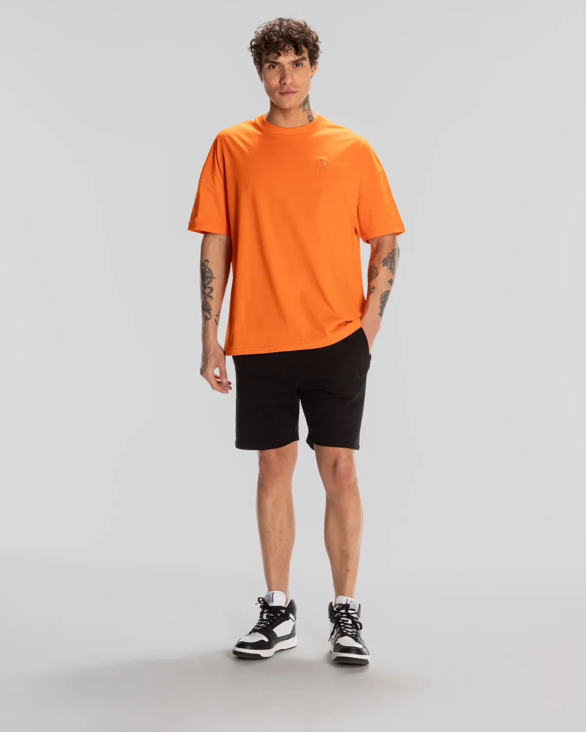 Turuncu Authentic Fabrizio Erkek Turuncu Regular Fit Tişört