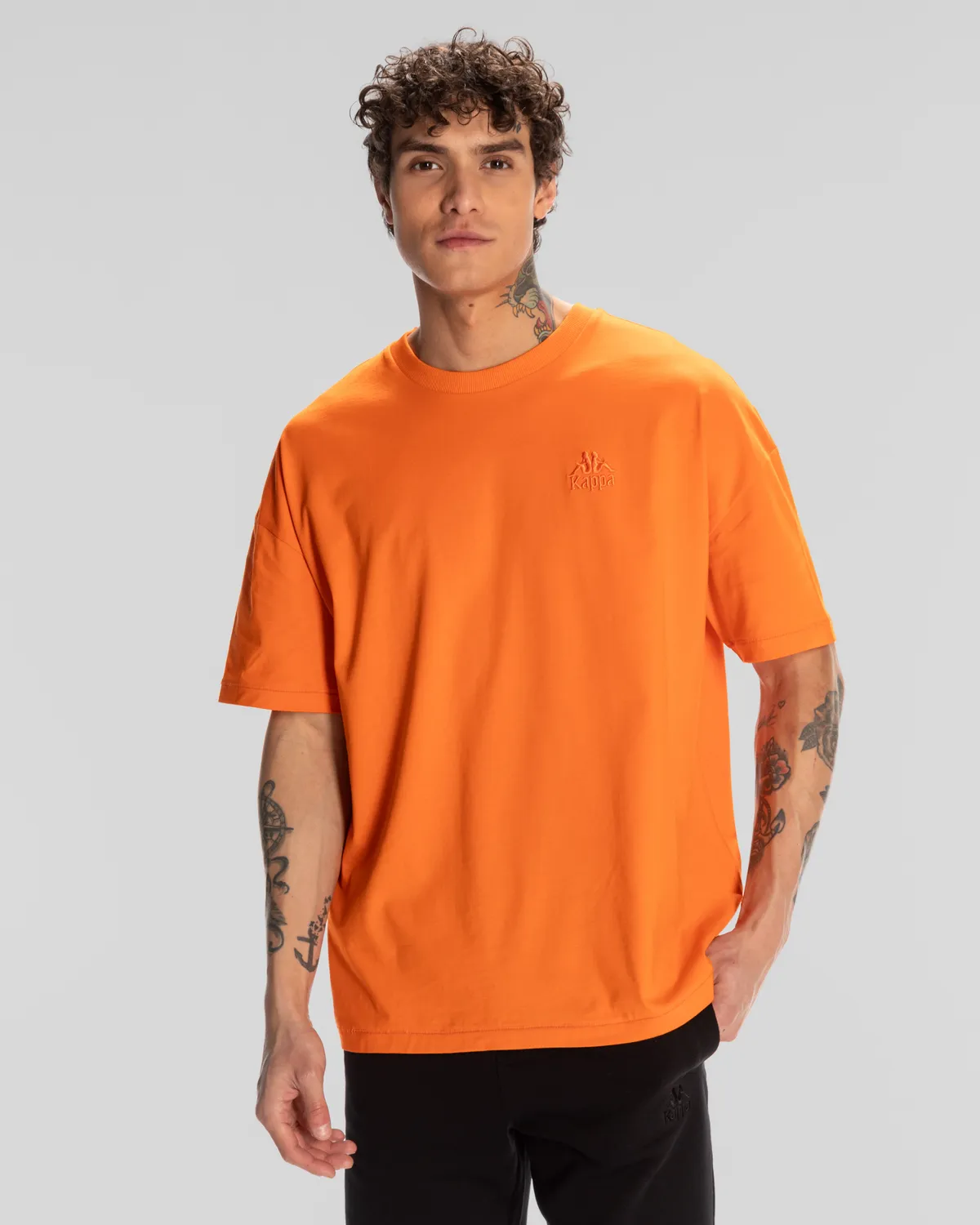 Turuncu Authentic Fabrizio Erkek Turuncu Regular Fit Tişört