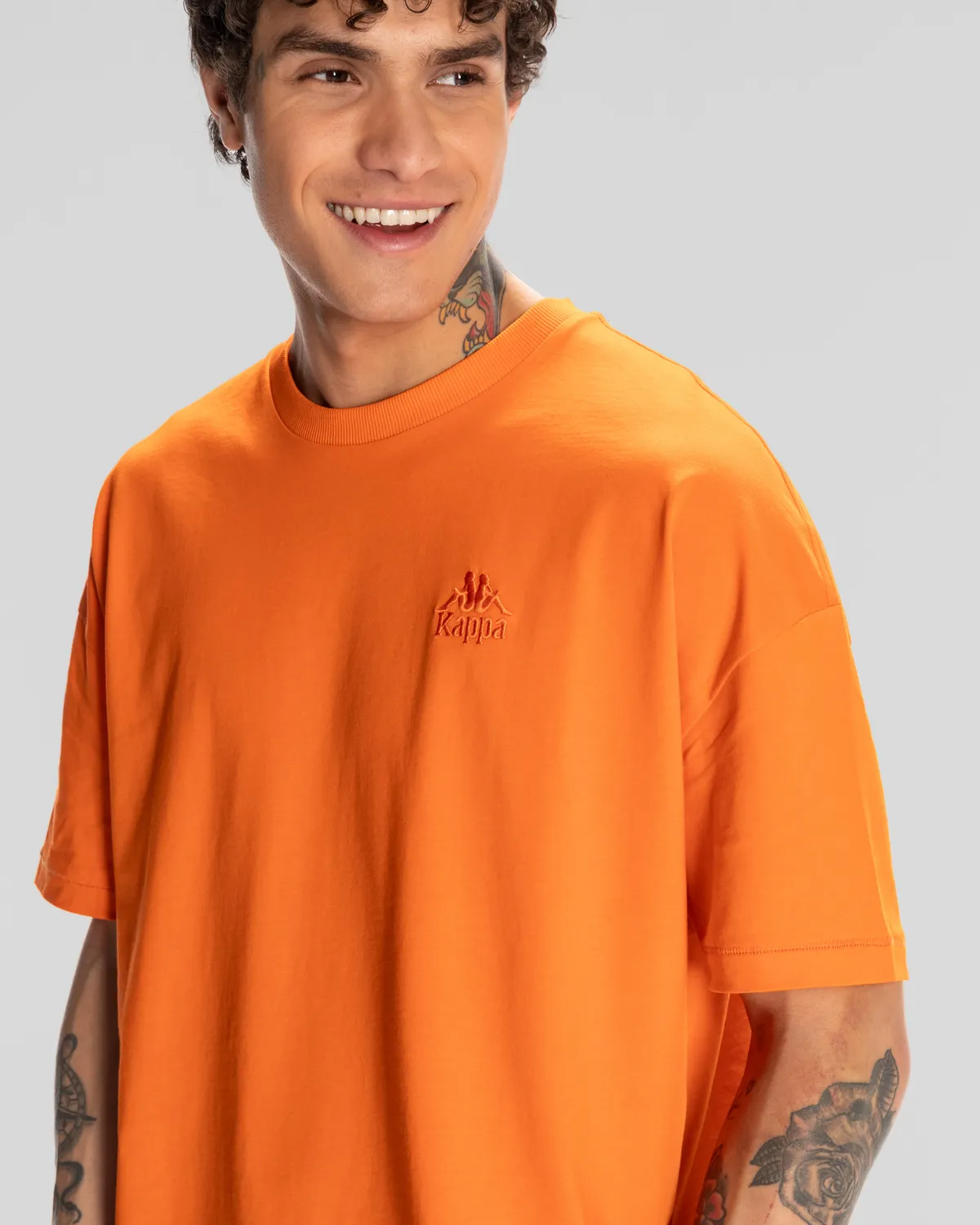 Turuncu Authentic Fabrizio Erkek Turuncu Regular Fit Tişört