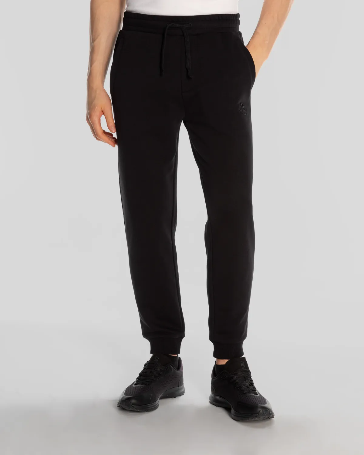 Siyah Authentic Wayne Erkek Siyah Regular Fit Eşofman Altı