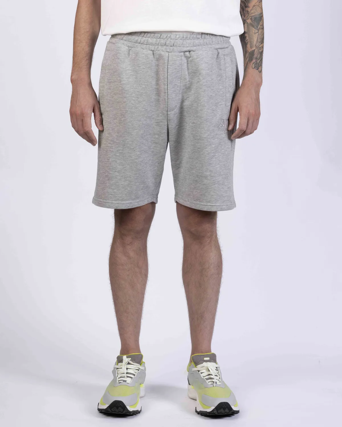 Gri Authentic Eli Erkek Gri-Melanj Regular Fit Şort