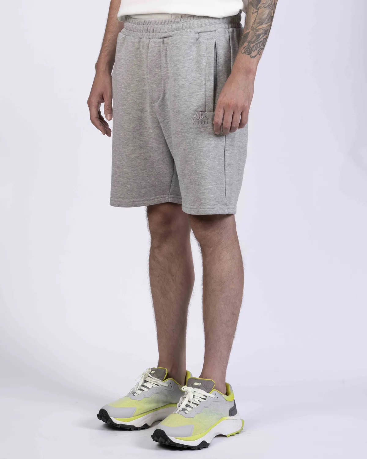 Gri Authentic Eli Erkek Gri-Melanj Regular Fit Şort