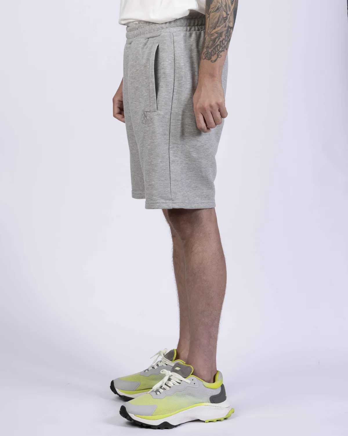 Gri Authentic Eli Erkek Gri-Melanj Regular Fit Şort