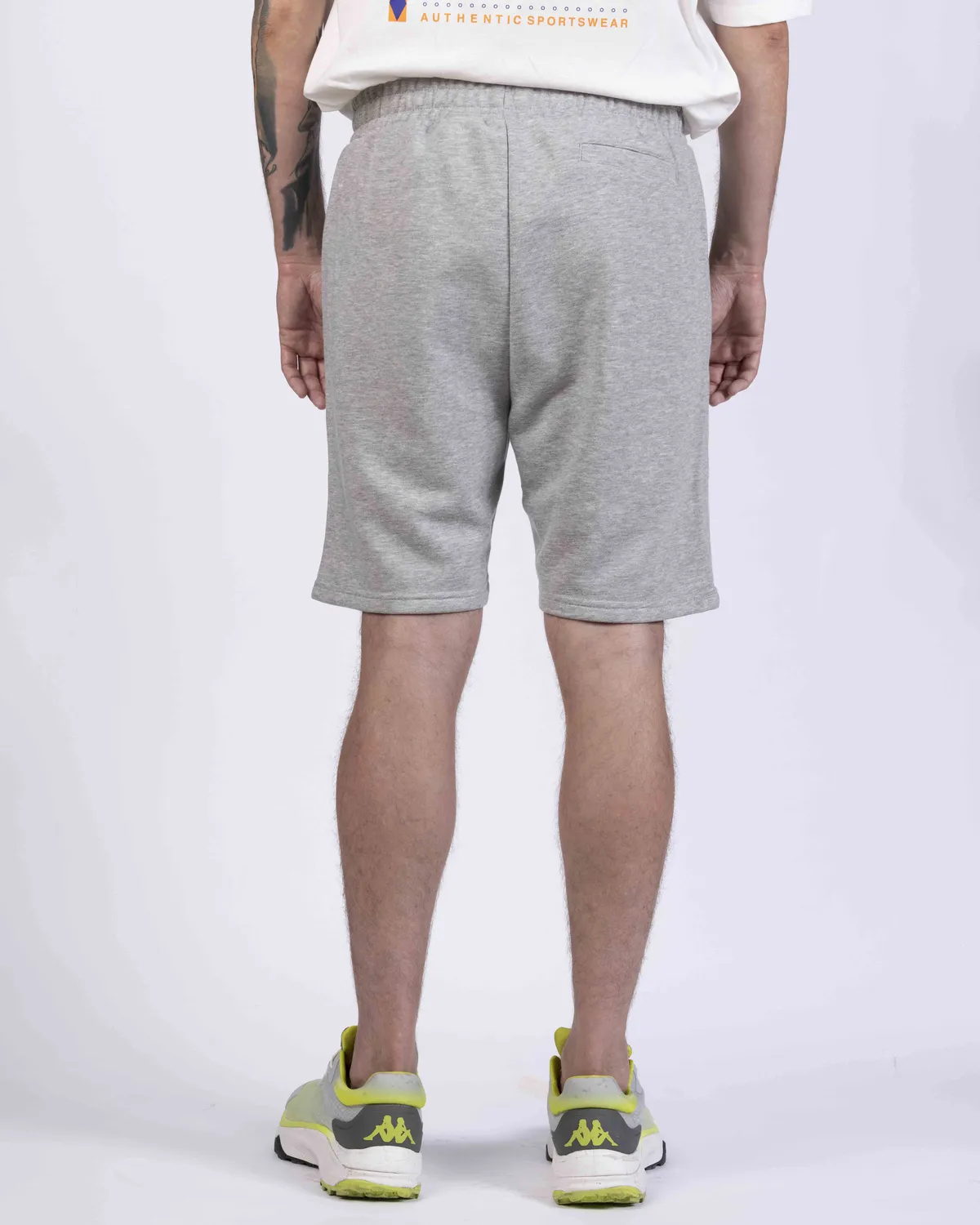 Gri Authentic Eli Erkek Gri-Melanj Regular Fit Şort