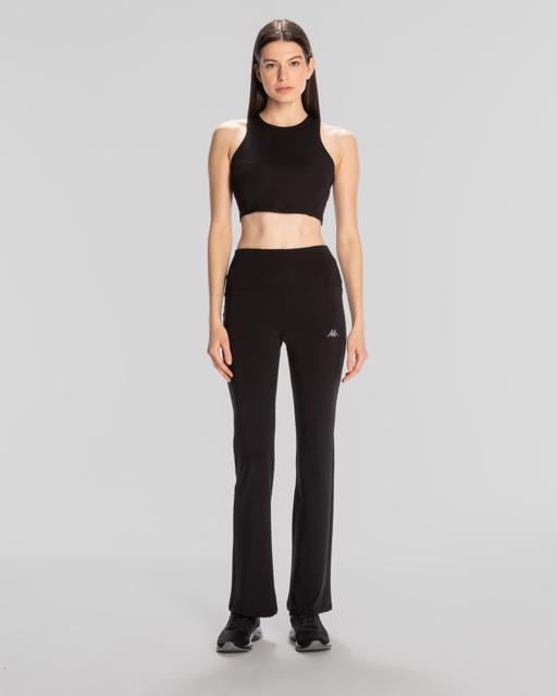 Siyah Cheryl Top Kadın Siyah Regular Fit Atlet - KAPPA® Türkiye