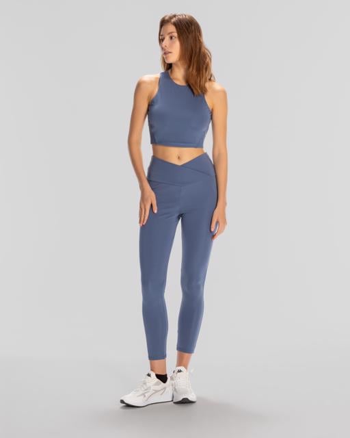 Mavi Cheryl Top Kadın Mavi Regular Fit Atlet - KAPPA® Türkiye