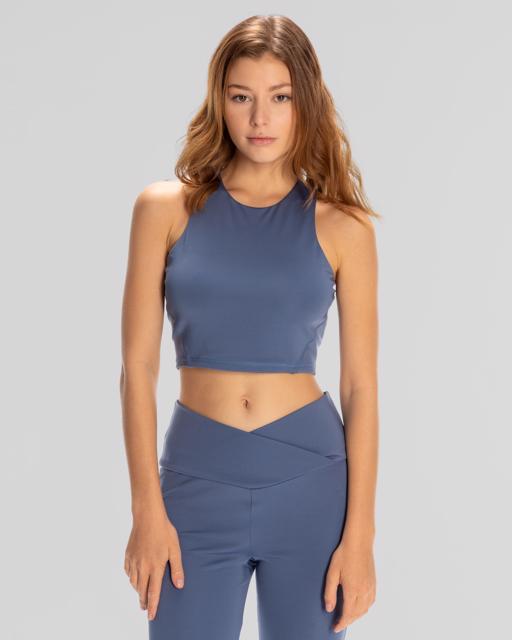 Mavi Cheryl Top Kadın Mavi Regular Fit Atlet - KAPPA® Türkiye