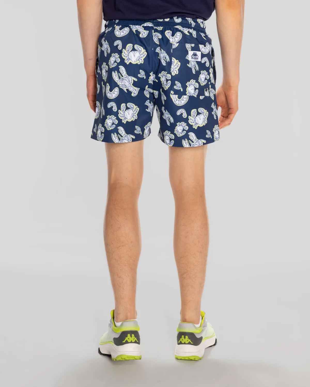 Mavi Authentic Vince Swimshort Erkek Lacivert-Beyaz Regular Fit Mayo