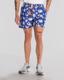 Authentic Vince Swimshort Erkek Lacivert-Beyaz Regular Fit Mayo