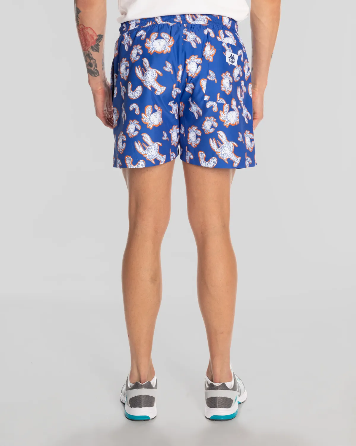 Mavi Authentic Vince Swimshort Erkek Mavi-Beyaz Regular Fit Mayo