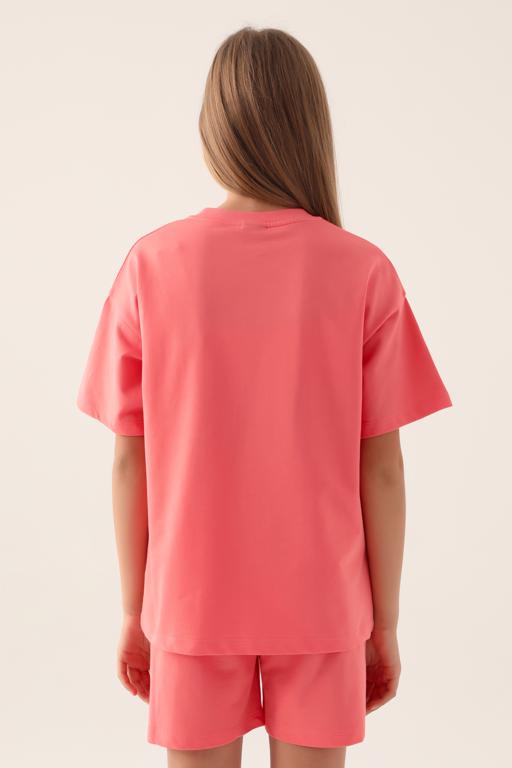 Pembe Logo Callie Kız Çocuk Açık Pembe Regular Fit Tişört - KAPPA® Türkiye