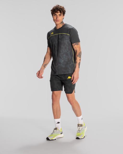 Gri Kombat Fomo Erkek Gri Regular Fit Tişört - KAPPA® Türkiye