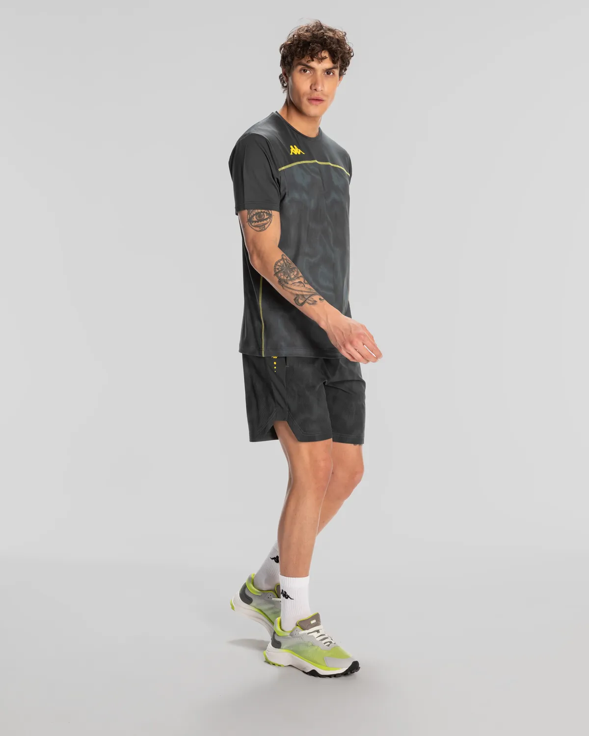 Gri Kombat Fomo Erkek Gri Regular Fit Tişört