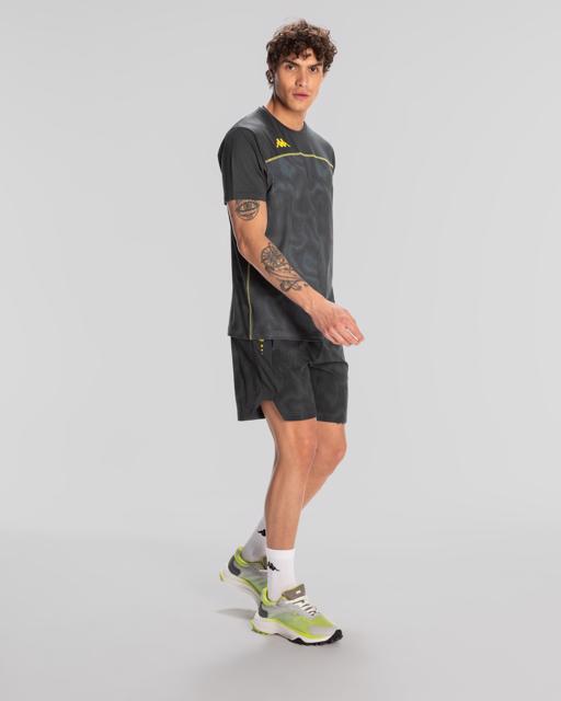 Gri Kombat Fomo Erkek Gri Regular Fit Tişört - KAPPA® Türkiye