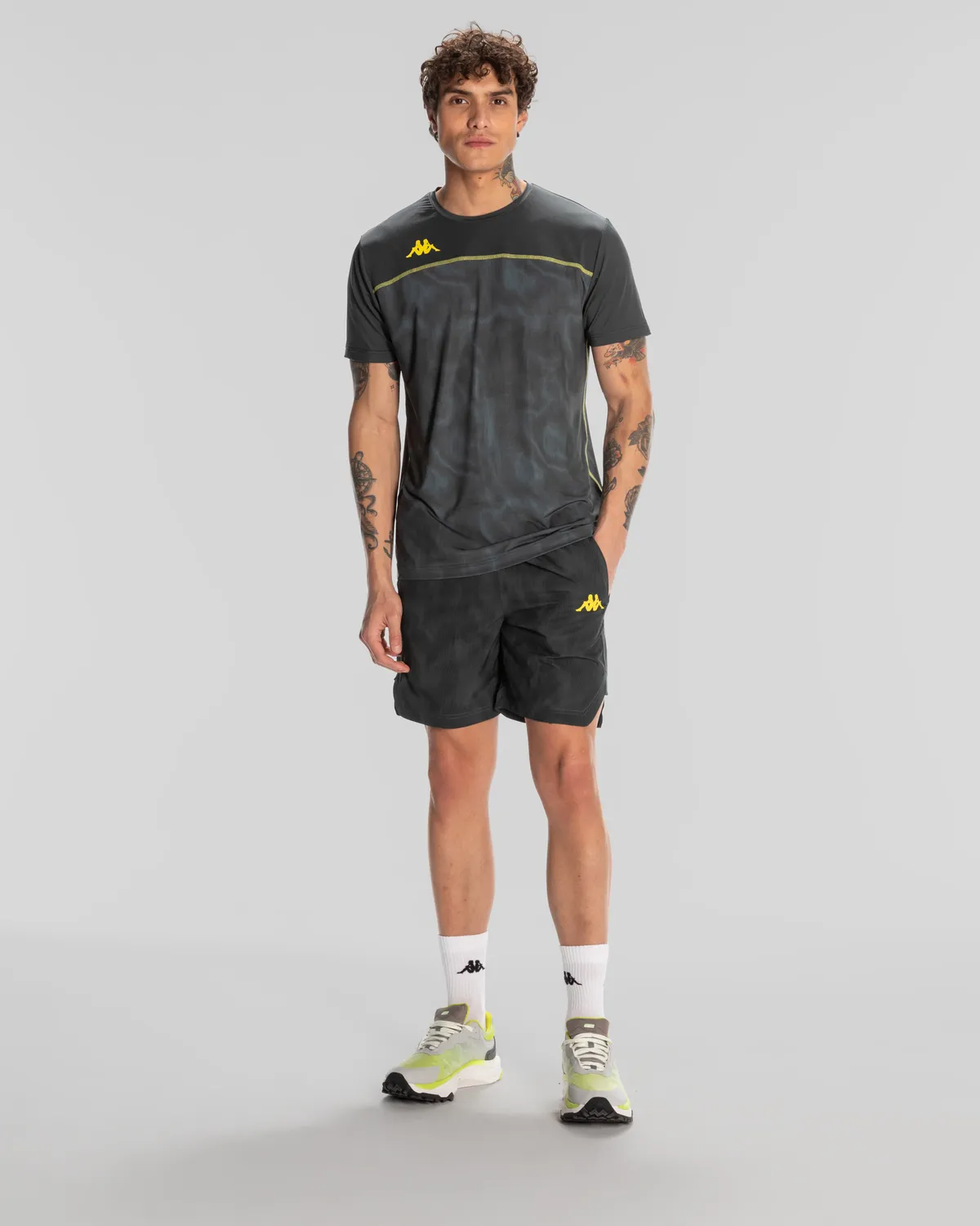 Gri Kombat Fomo Erkek Gri Regular Fit Tişört