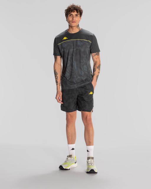 Gri Kombat Fomo Erkek Gri Regular Fit Tişört - KAPPA® Türkiye